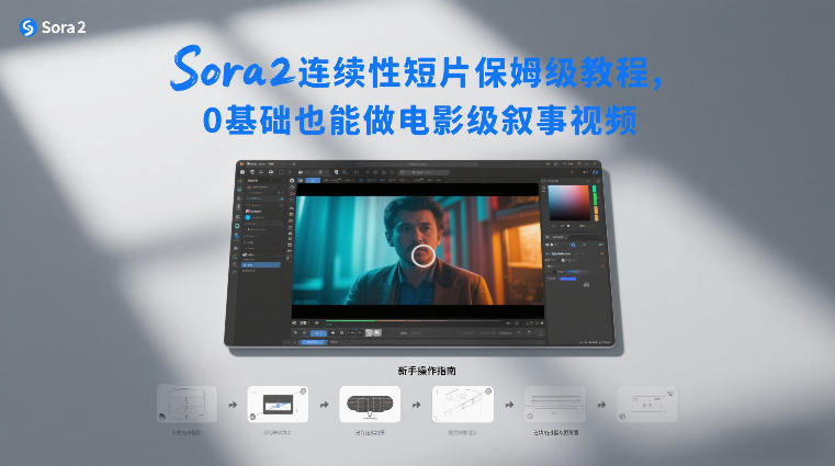 Sora2连续性短片保姆级教程，0基础也能做电影级叙事视频-知创网