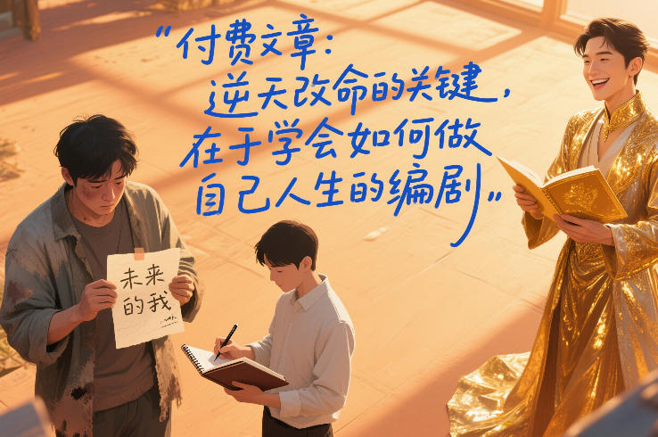 付费文章:逆天改命的关键,在于学会如何做自己人生的编剧-知创网