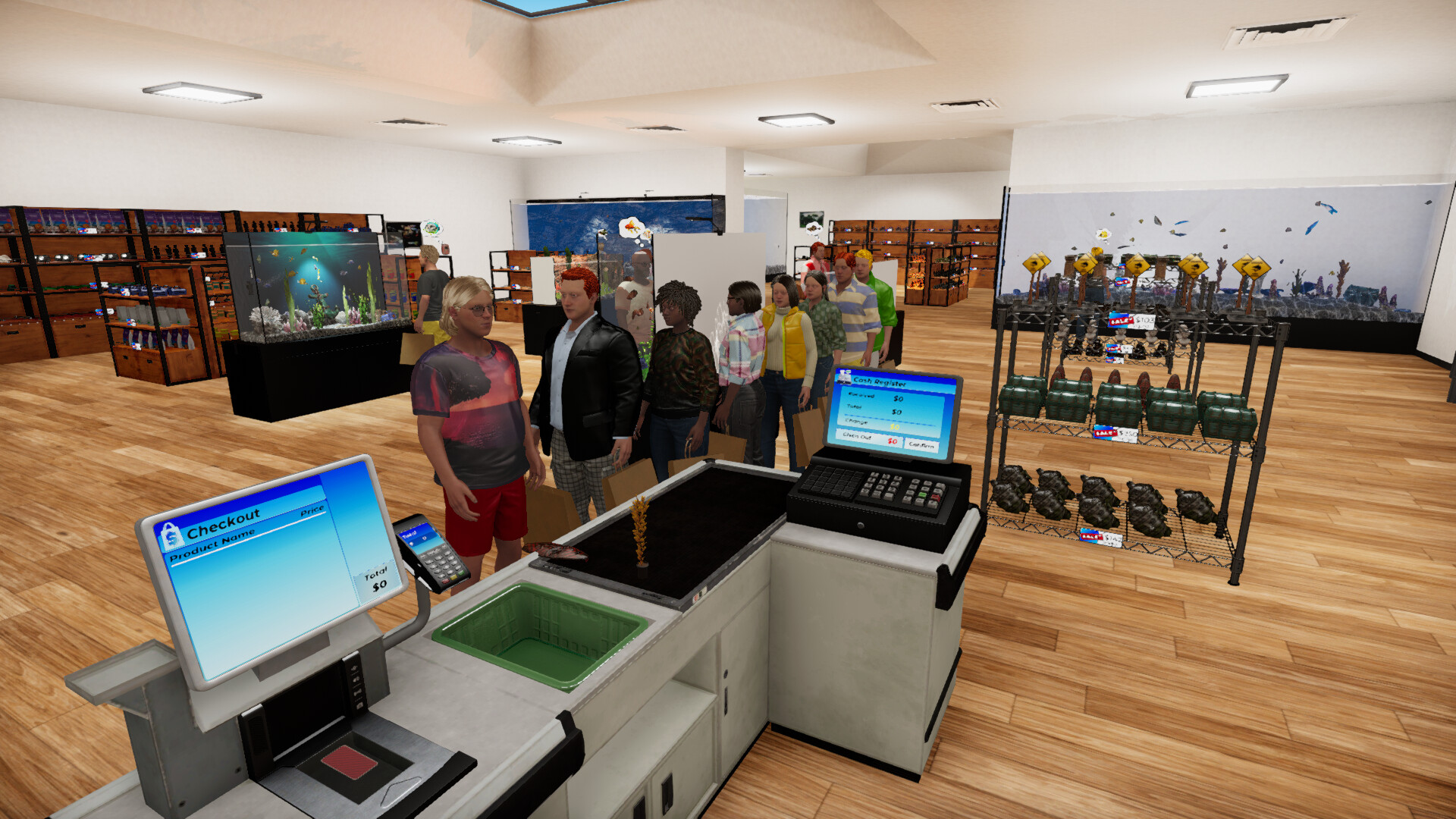 《水生商店模拟器》中文版-知创网